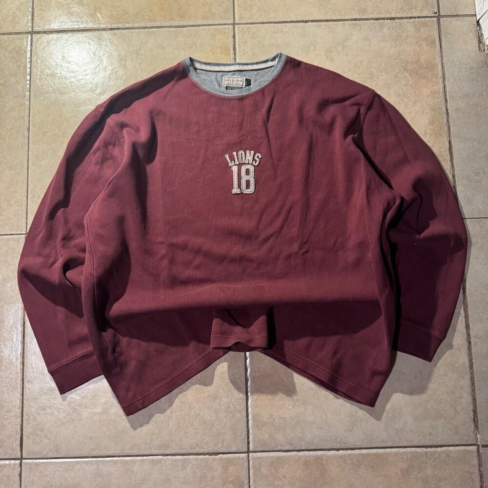 Vintage 2000s arizona lions burgundy sweater size L in Mens